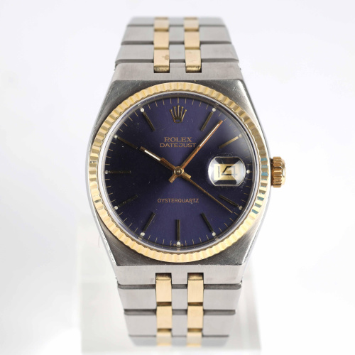 Rolex 'Oysterquartz' gold and steel men's watch