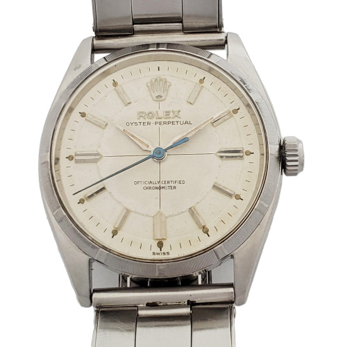 Rolex Oyster Perpetual 6565 Steel Vintage Mens Wrist Watch